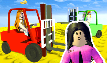 Obby Forklift Unreal Parkour Online!