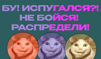 БУ! Испугался?! Не бойся! Распредели!