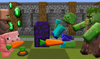 Cubic Battle: Mobs vs Monsters