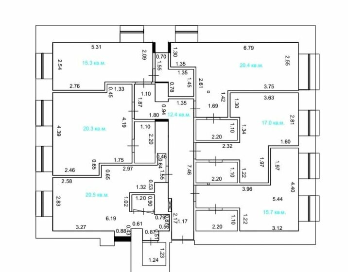 16 м², квартира-студия 8 890 000 ₽ - изображение 61