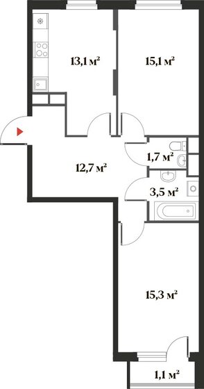 62 м², 2-комнатная квартира 15 999 718 ₽ - изображение 24