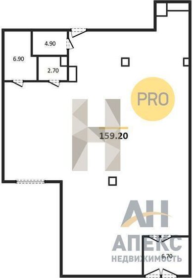 159 м², помещение свободного назначения 82 386 000 ₽ - изображение 13