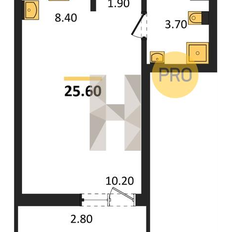 Квартира 20 м², студия - изображение 2