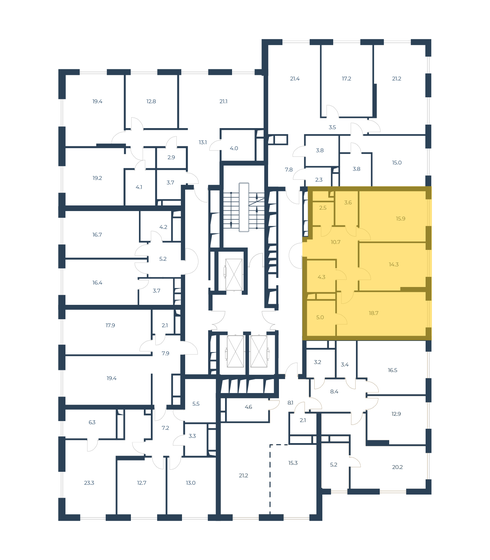 75,1 м², 2-комнатная квартира 28 500 000 ₽ - изображение 28