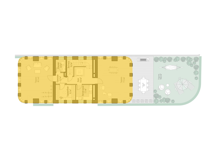 417,3 м², 4-комнатная квартира 2 147 483 648 ₽ - изображение 48