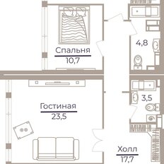 Квартира 96,6 м², 3-комнатная - изображение 2