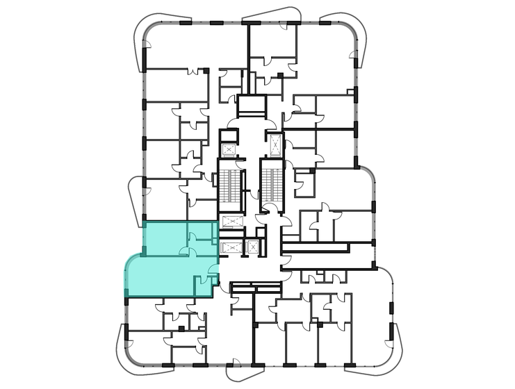 77 м², 2-комнатная квартира 98 365 696 ₽ - изображение 103