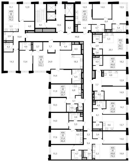 78,2 м², 4-комнатная квартира 21 900 000 ₽ - изображение 70