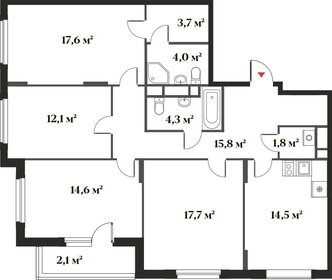 Квартира 106,1 м², 4-комнатная - изображение 1