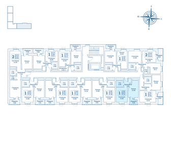 Квартира 37,3 м², 1-комнатная - изображение 2