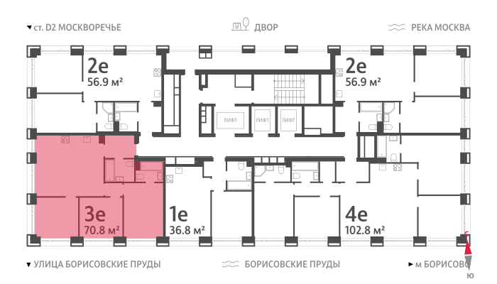 77 м², 3-комнатная квартира 26 400 000 ₽ - изображение 78