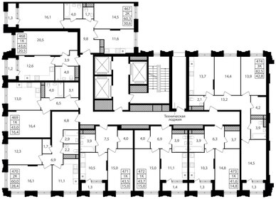 Квартира 43 м², 1-комнатная - изображение 2