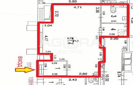 67,3 м², торговое помещение - изображение 4