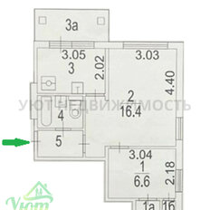 Квартира 35 м², 2-комнатная - изображение 1