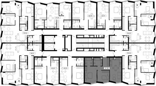 Квартира 63,5 м², 2-комнатная - изображение 2