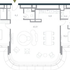 Квартира 125,5 м², 3-комнатная - изображение 2