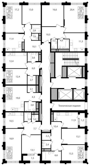 29,8 м², квартира-студия 13 731 840 ₽ - изображение 9