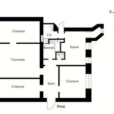 Квартира 128,7 м², 4-комнатная - изображение 3