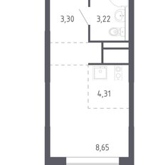 Квартира 20 м², студия - изображение 5