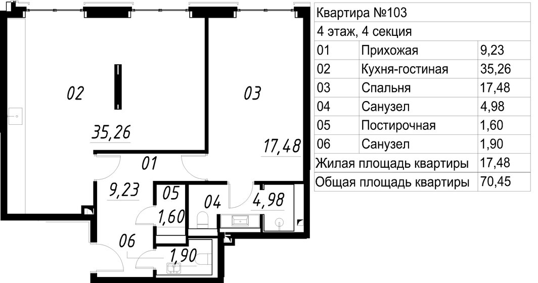 35 м², 1-комнатная квартира 17 500 000 ₽ - изображение 124