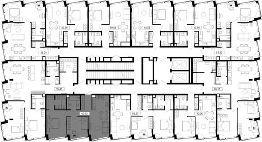 Квартира 63,5 м², 2-комнатная - изображение 2