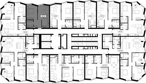 Квартира 41,3 м², 1-комнатная - изображение 2