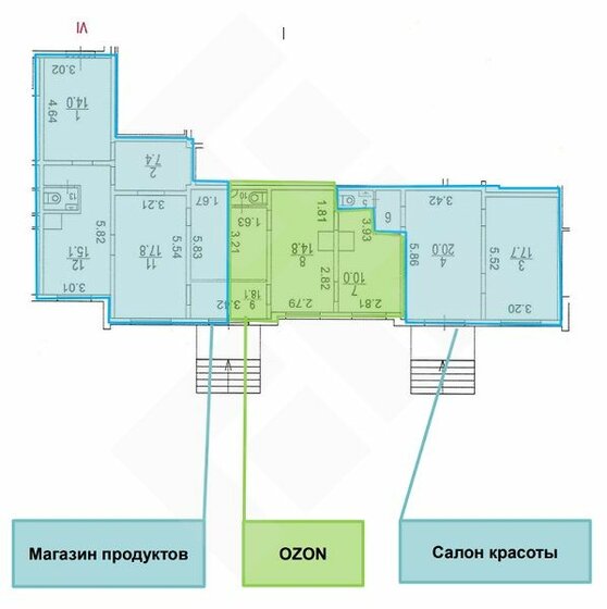 113,7 м², торговое помещение 25 000 000 ₽ - изображение 40