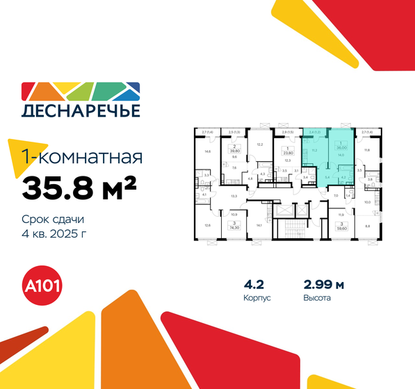 33,3 м², 1-комнатная квартира 9 020 937 ₽ - изображение 37