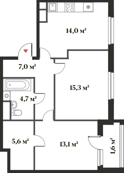 62 м², 2-комнатная квартира 15 999 718 ₽ - изображение 29