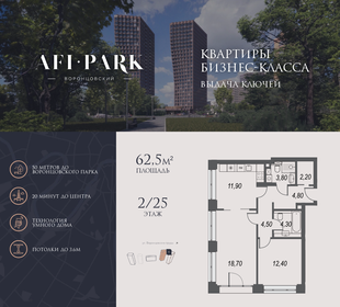 Квартира 62,5 м², 2-комнатная - изображение 1