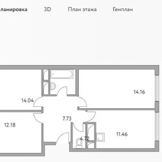 Квартира 66,5 м², 3-комнатная - изображение 2