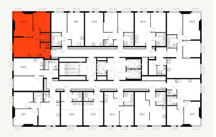 Квартира 53,4 м², 2-комнатная - изображение 2