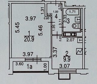 Квартира 40,1 м², 1-комнатная - изображение 1