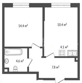 Квартира 41,4 м², 1-комнатная - изображение 1