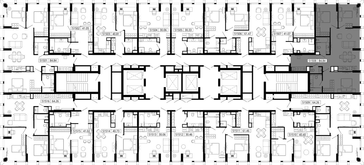 85,2 м², 3-комнатная квартира 39 383 336 ₽ - изображение 66