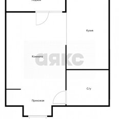 Квартира 34,3 м², 1-комнатная - изображение 1