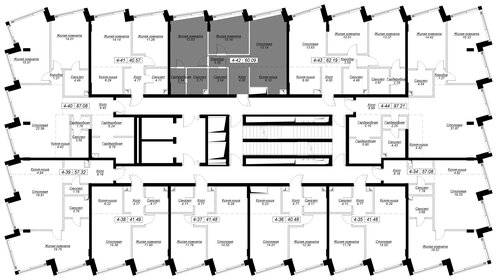 Квартира 62,7 м², 2-комнатная - изображение 2