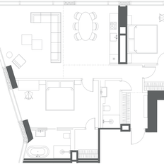 Квартира 107,8 м², 3-комнатная - изображение 2