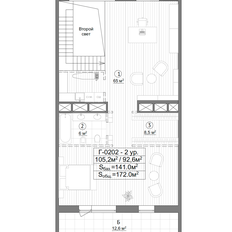 Квартира 127,6 м², 3-комнатные - изображение 2