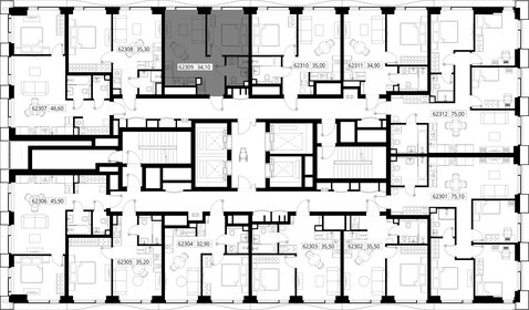 Квартира 34,1 м², 1-комнатная - изображение 2