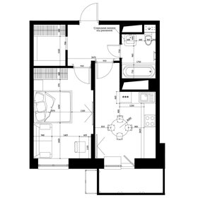 Квартира 45 м², 1-комнатная - изображение 2