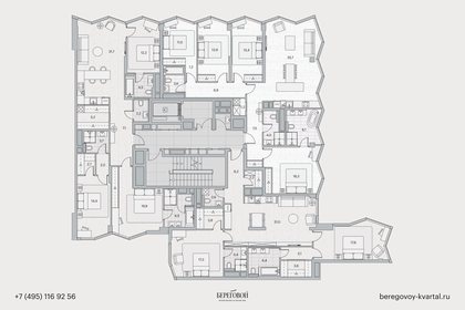 Квартира 99,3 м², 2-комнатная - изображение 2