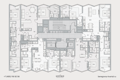 Квартира 67,1 м², 2-комнатная - изображение 2