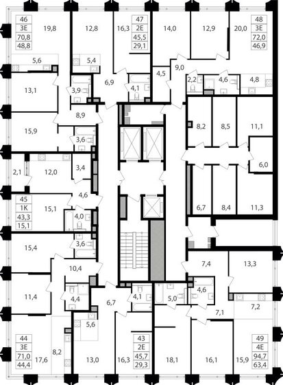 70,1 м², 2-комнатная квартира 34 811 660 ₽ - изображение 26