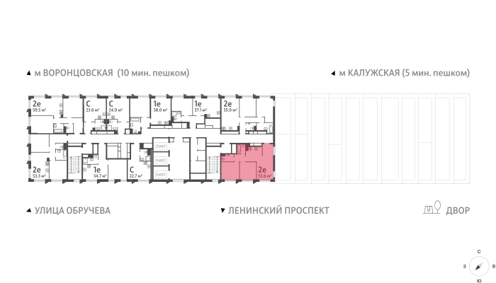 57,3 м², 3-комнатная квартира 17 000 000 ₽ - изображение 133