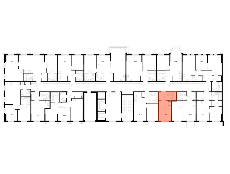 13,9 м², апартаменты-студия 4 726 000 ₽ - изображение 98