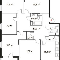 Квартира 117,3 м², 5-комнатная - изображение 2