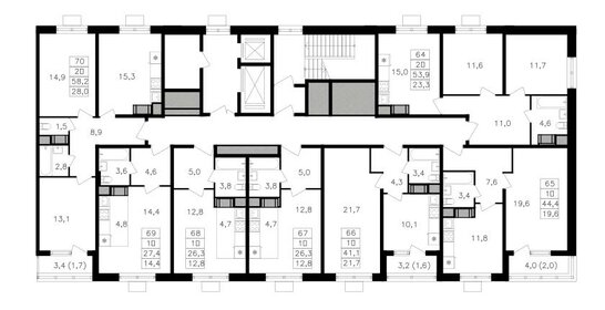 Квартира 58,2 м², 2-комнатная - изображение 2