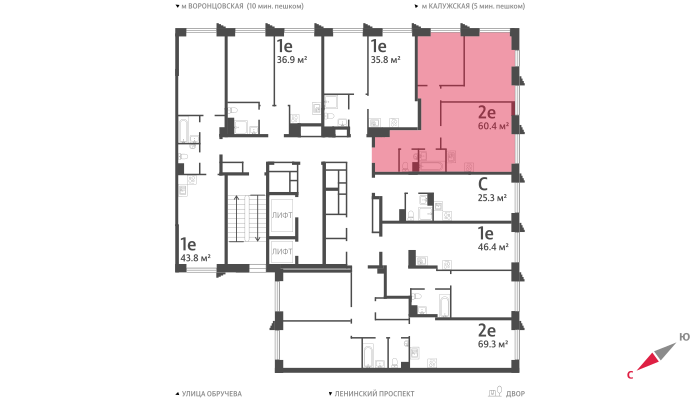 56,4 м², 2-комнатная квартира 17 800 000 ₽ - изображение 78