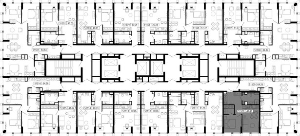 Квартира 41,1 м², 1-комнатная - изображение 2